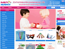 Tablet Screenshot of partyproducts.cn